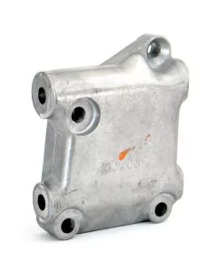 Lower radiator bracket (12A361) alloy mounting block.