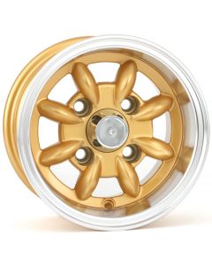 6 x 10 Minilight Wheel - Gold/Polished Rim