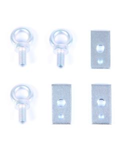 Set of 3 Harness Eye Bolts with Plates for Classic Mini