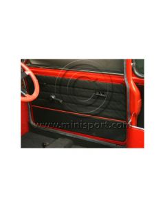 Door Panels - Pair - Lightning - Black Red - Mini 90-95