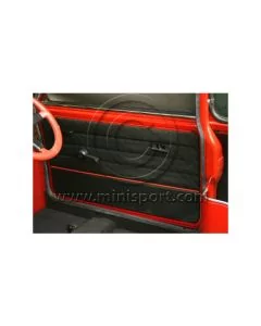 Door Panels - Pair - Lightning - Black Red - Mini 90-95