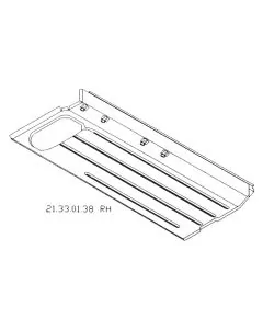 MCR21.33.01.38 RH Floor Panel Complete with Inner/Outer Sill Mini Traveller Mk1-3