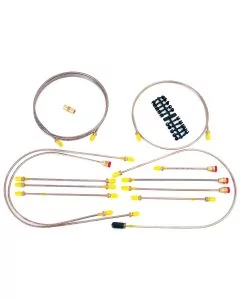 RHD Brake pipe set - Front/rear split system Mini 1980-84
