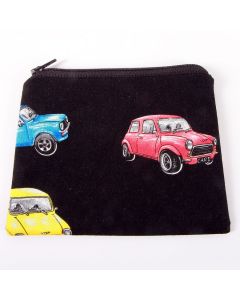 Cotton Black purse with Classic Mini design