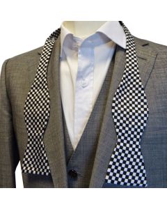 Silk Bow Tie Self-Tie With Checkered design