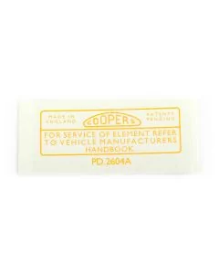 Cooper Air Filter Sticker - Yellow
