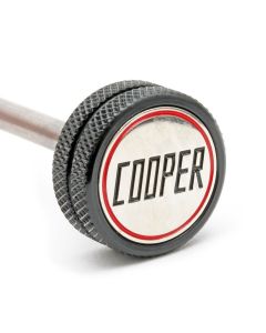 Classic Mini Cooper Knurled and Badged Dipstick - Black