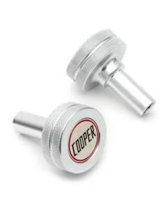 Classic Mini Cooper Mini Rocker Cover Buttons - Silver