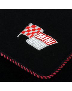 MSL5002 Mini Mini Sport Luxury Carpet Mat Set With Black & Red Binding