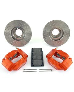 Orange 8.4'' Mini Sport Vented Brake Kit with Alloy Brake Calipers