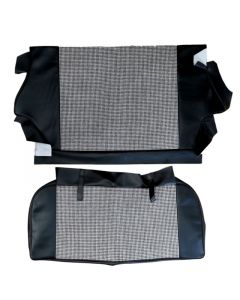 Rear Seat Cover Kit - Houndstooth - Mini 73-80