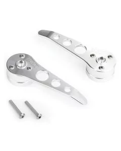 Cooper Alloy Billet Door Openers - Silver