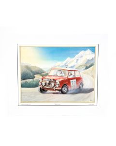 Paddy Hopkirk - 1964 Monte Carlo 33 EJB on the Home Straight Print