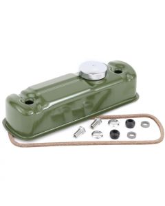MOWOG Green Rocker Cover Kit with Chrome Cap for Classic Mini 