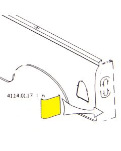 MCR41.14.01.17 LH Rear Corner Repair below Tail Lamp - Mini Pick-up LH