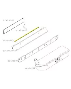 MCR21.42.05.05 Rear Seam cover Mini Van, Traveller, Pick Up