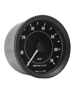 Smiths Mini Tachometer 100mm - 7000 Rpm - Black with black ring