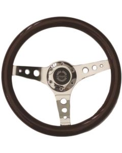 Wood Sport Steering Wheel - 340mm Spring Alex