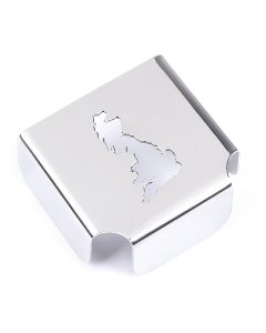 Classic Mini SPI stainless steel fuel relay cover with map cut out