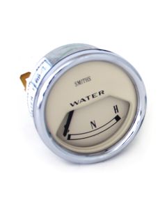 Smiths Water Temperature Gauge - Electrical - Magnolia face with Chrome ring 