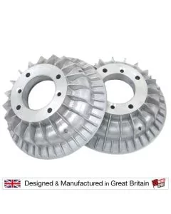 Mini Sport Superfin Mini alloy brake drums - for classic Mini