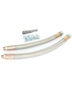 Oil Cooler Moquip Stainless Braided Hoses - 1275/Cooper S 