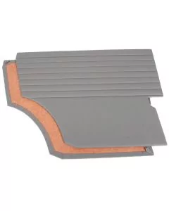 Mini Interior Rear Quarter Panels Black