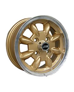 5 x 12 Minilight Wheel - Gold/Polished Rim