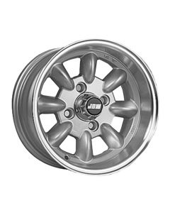 6 x 12 Minilight Wheel - Silver/Polished Rim
