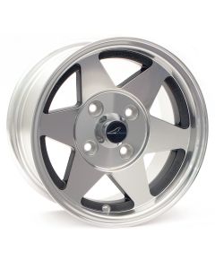 6 x 12 Starmag Alloy Wheel - Diamond/ Black