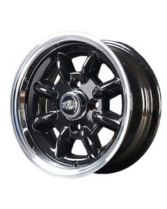5.5 x 12 Superlight Wheel - Black/Polished Rim