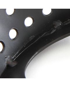 WRRP019B Works replica front brake hose protector brackets pair - black