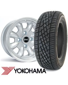 WTP6X13KIT1 6" x 13" silver Ultralite alloy wheel and Yokohama A539 tyre package
