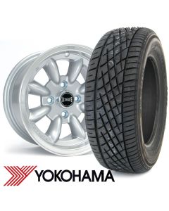 WTP7X13KIT1 7" x 13" silver Ultralite alloy wheel and Yokohama A539 tyre package