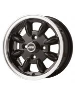 5 x 12 Minilight Wheel - Black/Polished Rim