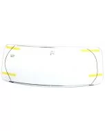 7002ABLH Mini Standard Rear Windscreen - Mk2/3 - Clear Heated