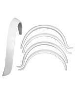 White Fibreglass Mini wheel arch kit