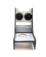 59-94 RHD Swirled Aluminium Centre Console inc. Airvents & Radio slot