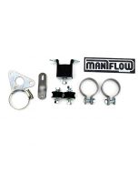 FKT01A Heavy duty fitting kit for Maniflow 1 3/4" bore single or twin box, side exit exhaust systems.