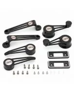 Cooper Door Furniture Kit - Black - Window Winder - Door Pulls - Door Opener