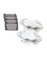 Cooper 7.9" Vented 4 pot Alloy Caliper and Pad Kit - Silver
