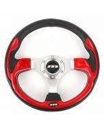 Mountney Sport Mini Steering Wheel - Red Inset