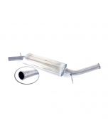 Play Mini 2'' Tailpipe Side Exit Stainless Silencer 