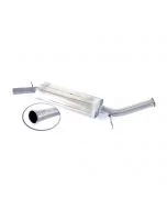 Play Mini 2'' Tailpipe Side Exit Stainless Silencer 