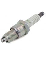 NGK BPR6EY Spark Plug with 14mm diameter, 19mm reach, 20.8mm hex size, and standard nickel single electrode for reliable ignition performance.