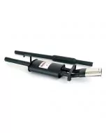 Sportex Centre Exit Twin Silencer Exhaust System - Oval Boxster style Tailpipe