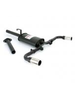 Sportex Dual Exit Exhaust System - 2'' Tailpipes - Catalyst back 
