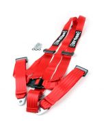 Securon 3 Point Harness - Bolt-in - Red 