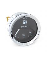 Smiths Fuel Gauge - Black face with Chrome Ring 