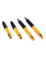 SPANGM1KITY Spax yellow adjustable Mini front and rear shock absorbers set of 4 